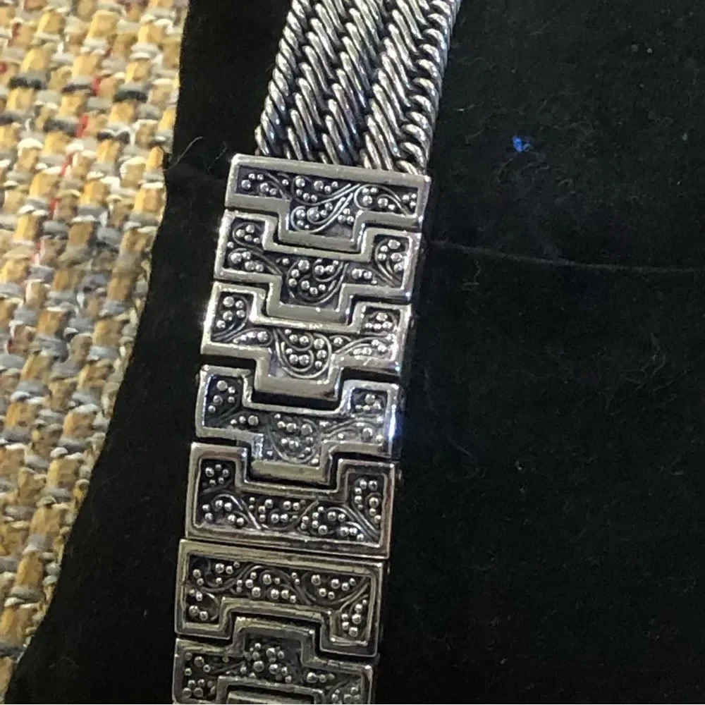 LOIS HILL Automatic Grey Round Sterling Silver Watch
